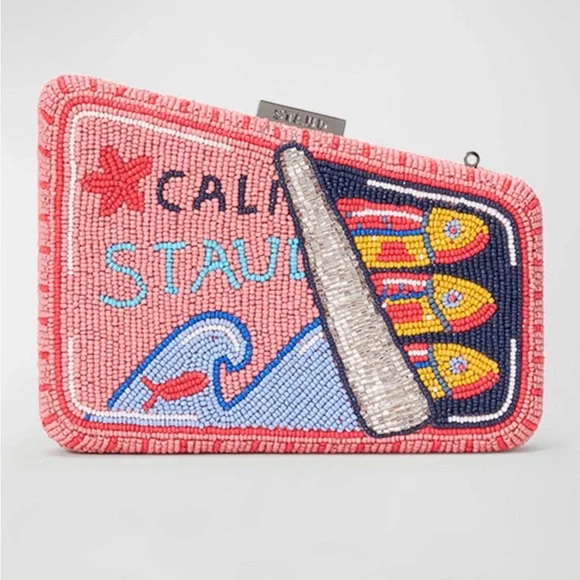 Staud Sardine Beaded Clutch Bag - Picture 2 of 5